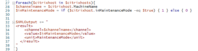 Monitor Citrix Maintenance Mode PRTG